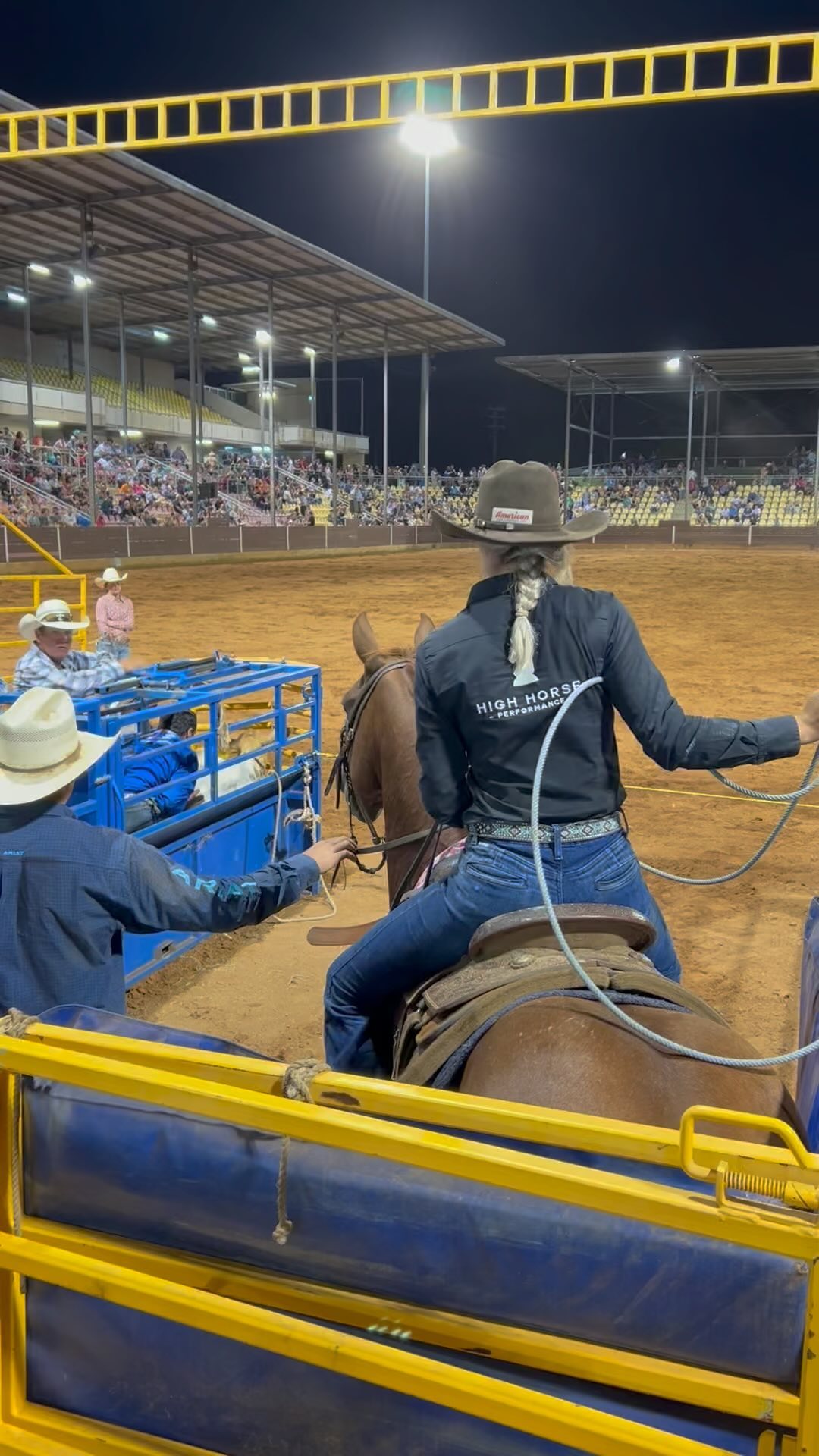 Finally remembered how to rope a calf to get 2nd at the Great Northern ...