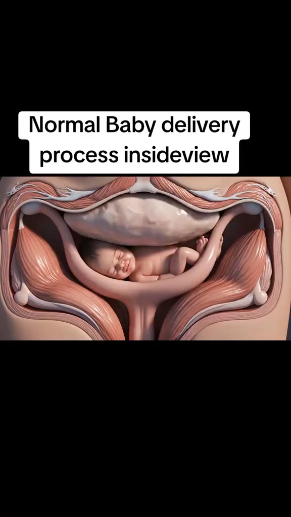 Normal Baby delivery process insideview#process #human #anatomy # ...
