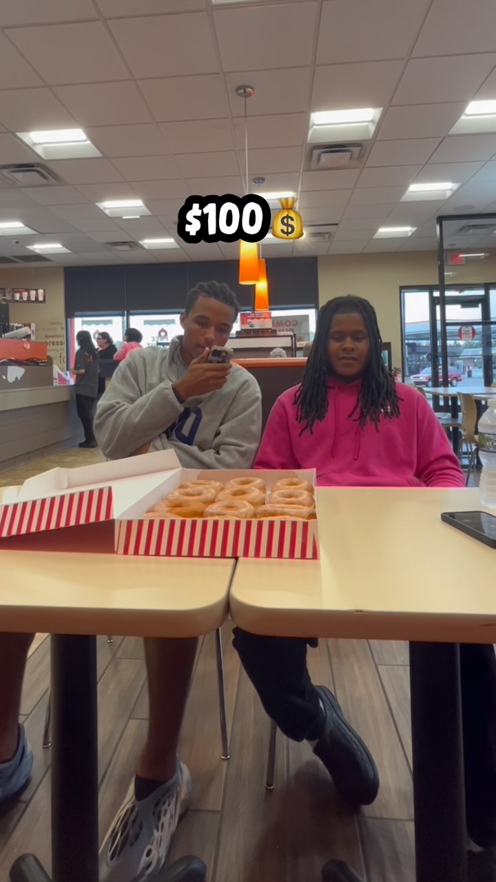 Giving People $100 If They Can Eat More Donuts Than Me at Dunkin Donuts ...