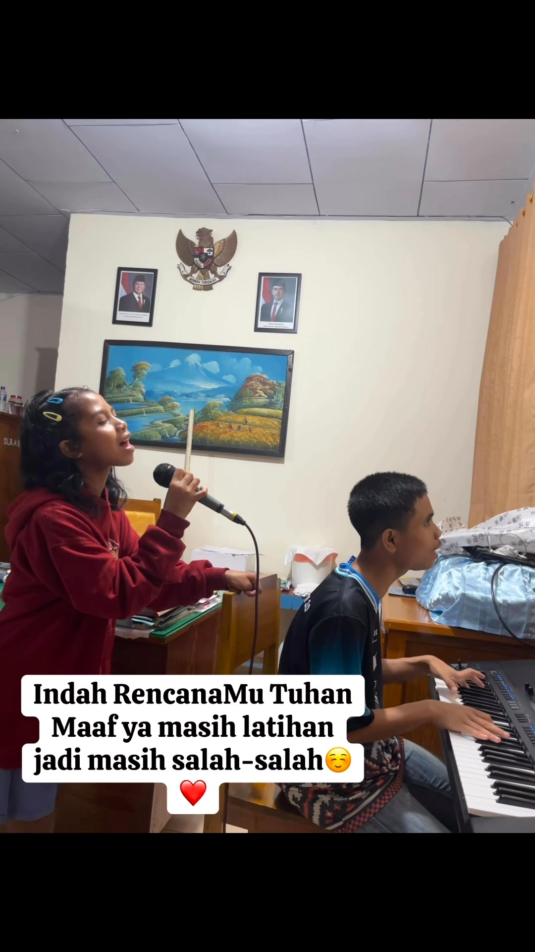 Indah RencanaMu Tuhan. Masih latihan guys maaf masih salah. #slb # ...