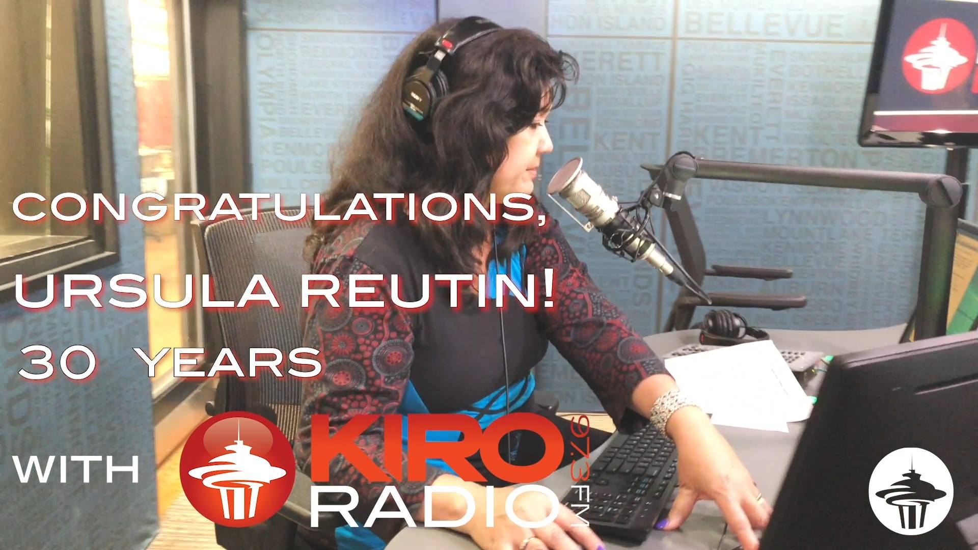 Today we honor Ursula Reutin on her 30th anniversary at KIRO Radio 97.3 ...