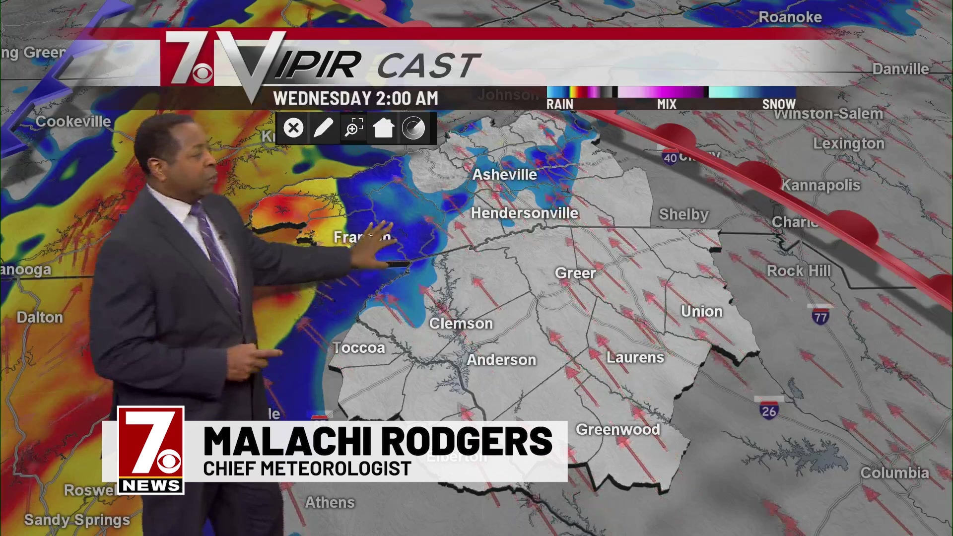 Chief Meteorologist Malachi Rodgers WSPA Meteorologist brings VIPIR ...