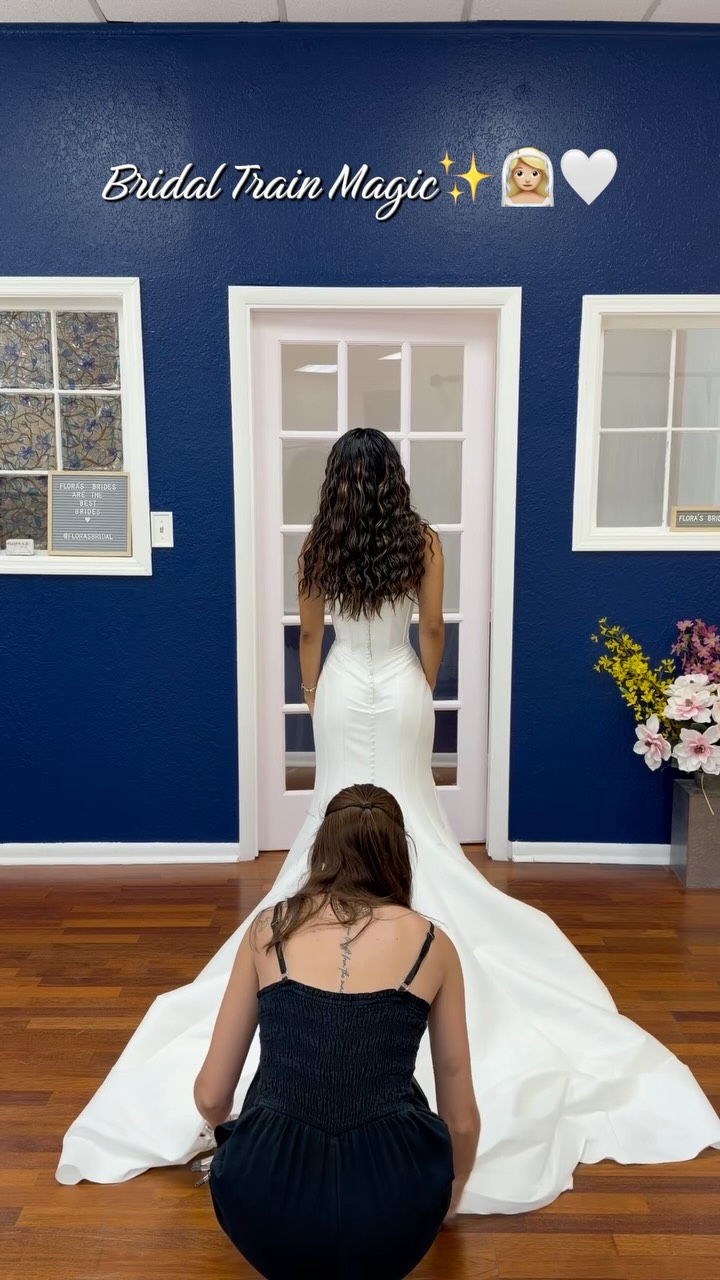 Endless buttons for endless years together ✨🥂🚂, Which train would you wear or your fav?? Flora’s Bridal has the most gorgeous wedding gowns with beautiful trains that comes with the perfect dress! , 