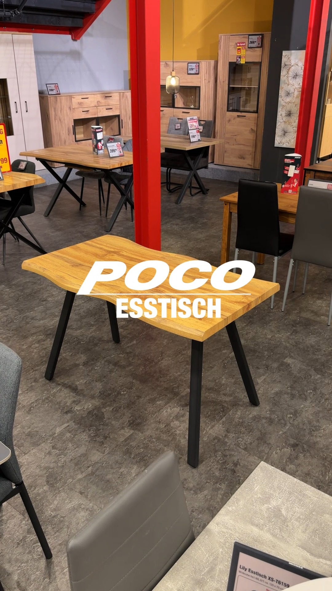 POCO-King, wer B x L der Tischplatte richtig schätzt., #tisch #wohnen #deko #wohnidee #BudgetFriendly, #Schnäppchen #poco | POCO Einrichtungsmärkte