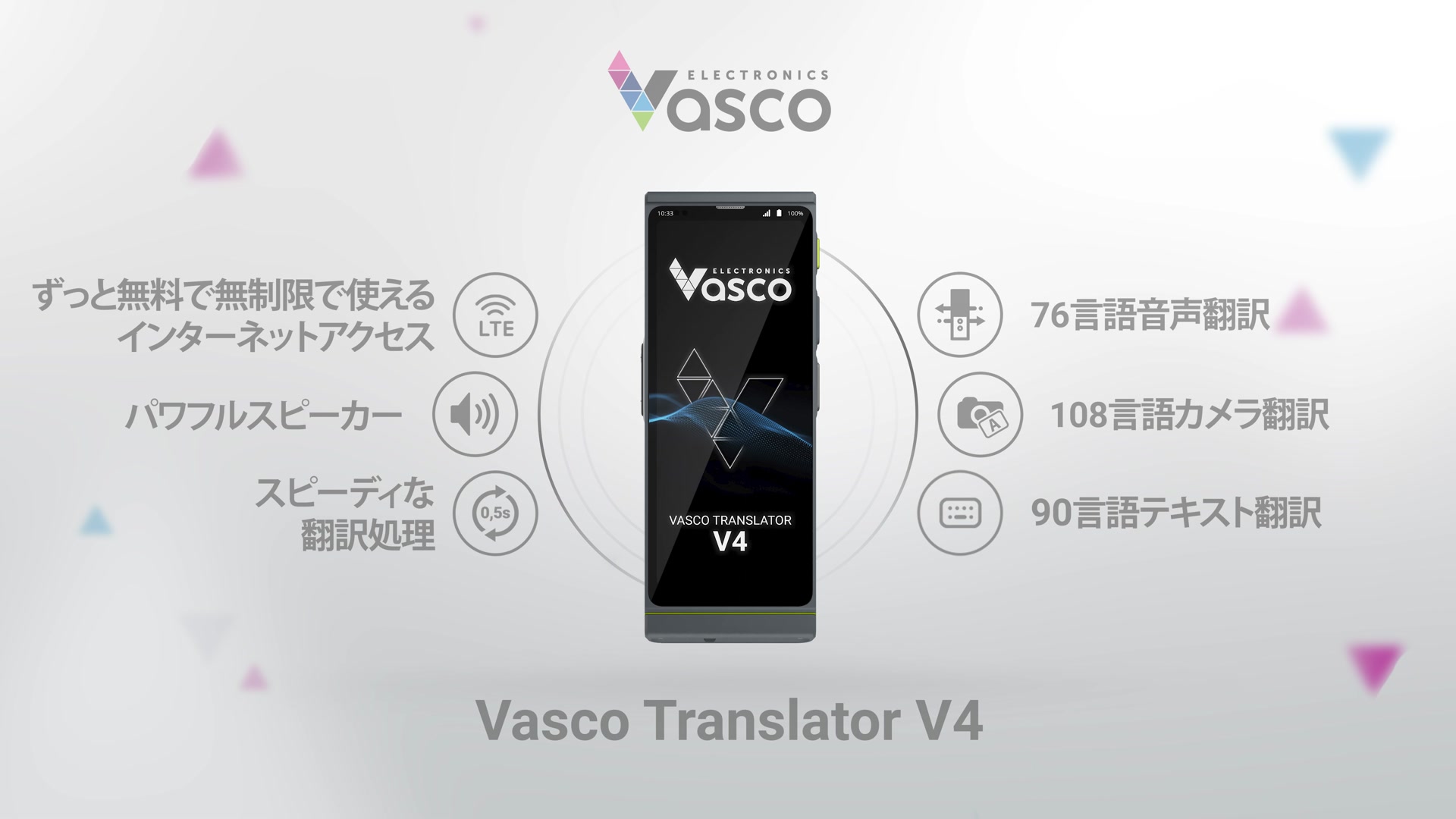 Vasco 翻訳機 М3 本体 日本語説明書 　ストラップ Vasco 翻訳機 М3 本体 日本語説明書 ストラップ Vasco Translator M3