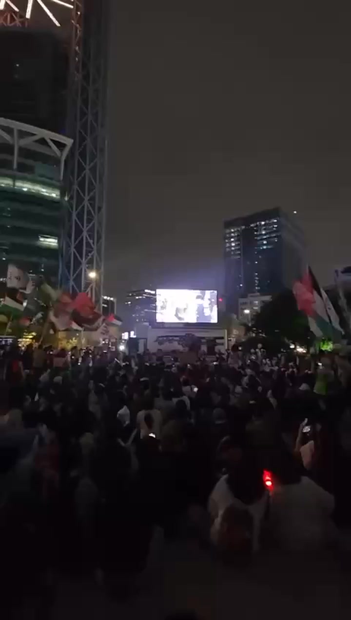 A rally held in South Korea in solidarity with Palestine 🇵🇸 #palestine ...