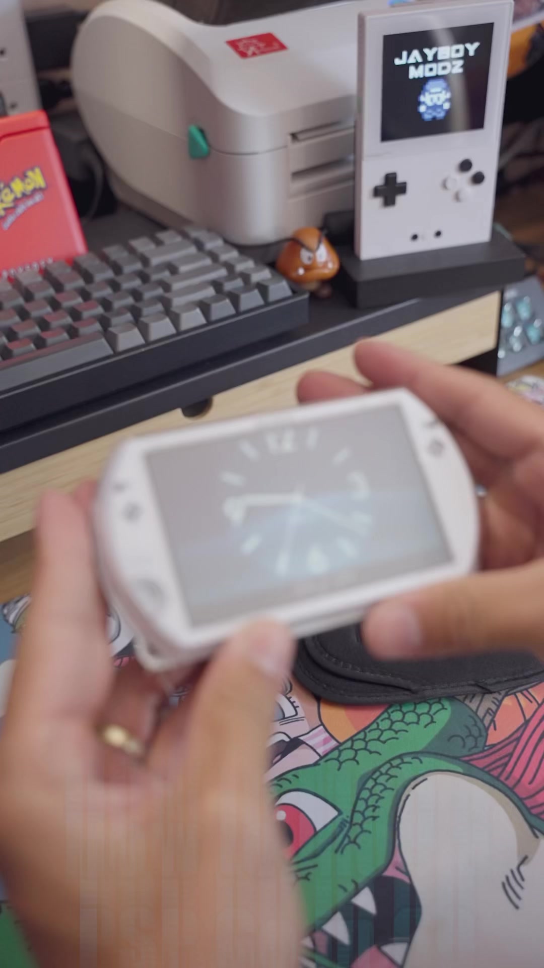 How to mod a PSP GO in 60 Seconds!#nintendods #psp #nintendoswitch