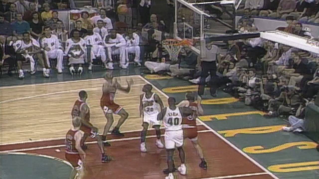 ?1996 NBAファイナル ブルズ対ソニックス ベストプレイ集： 史上最多 