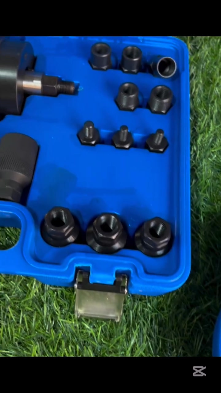 Juego De 24 Piezas Extractor De Inyectores Diésel - Neumático Con 19 Adaptadores - Compatible Con Bosch, Delphi, Denso, Siemens