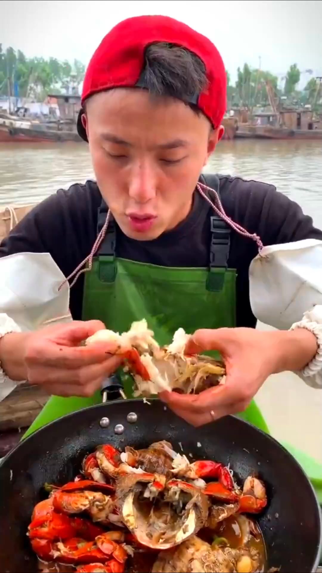 ASMR Eating Show Seafood Boil🦞 #sea #seafood #seafoodboil #ftb #yfp # ...