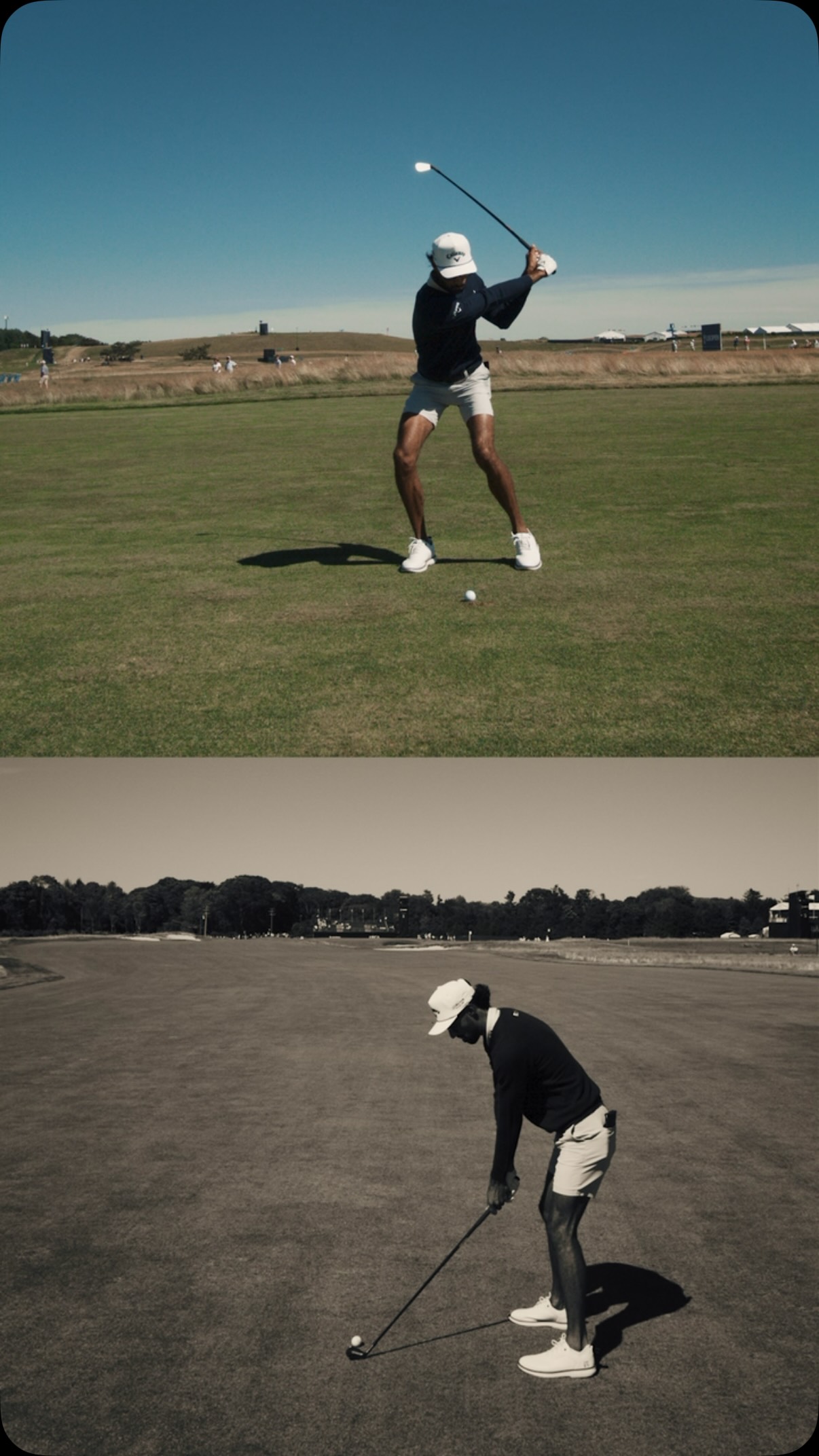Callaway - Ernie played all three of our X Utility Prototype irons 