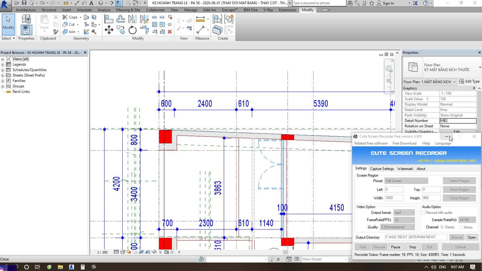 Thủ thuật xóa DIM, ngắt DIM trong REVIT Dùng phím Tab và phím delete ...