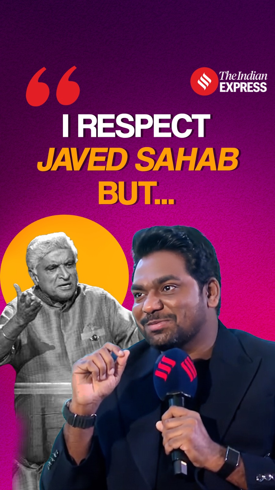Express Adda | @zakirkhan_208 on Javed Akhtar's dig at stand-up comics ...