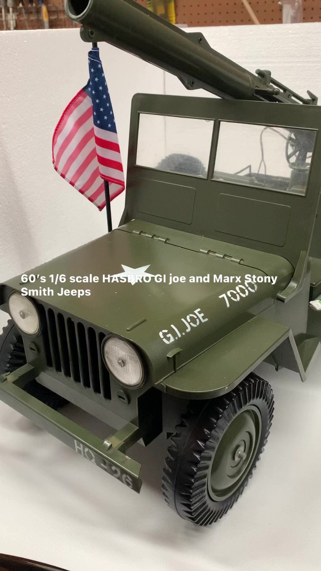 1/6 custom GI Joe jeep as WWII General Eisenhower's Husky