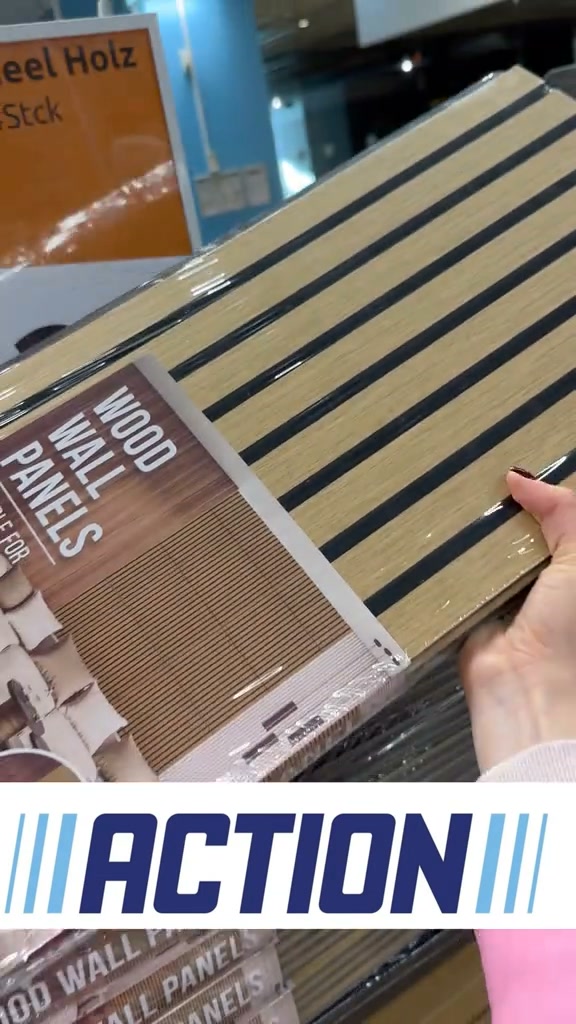 Wood Wall Panels from Action: DIY Wall Makeover for Small Budget