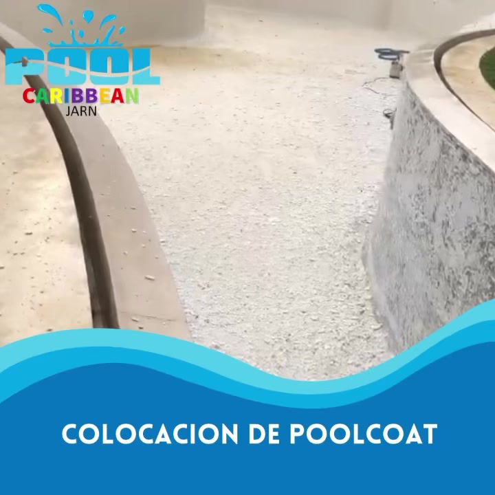 Preparación de piscina para la colocación de pool coat! #poolcaribbean ...
