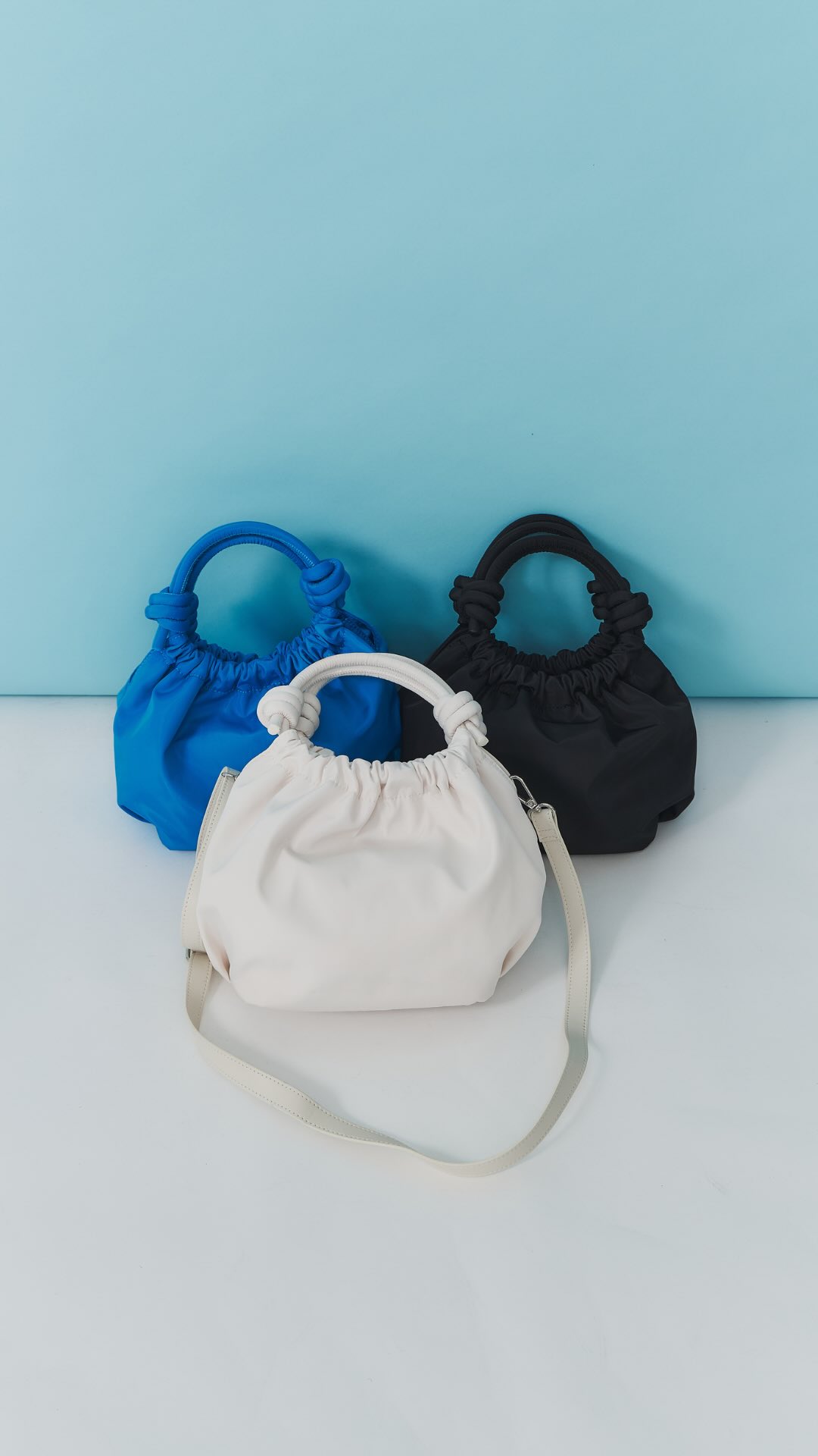 AIDELL> 6/25(thu) New release Nylon like 2way hand bag -ナイロン調 