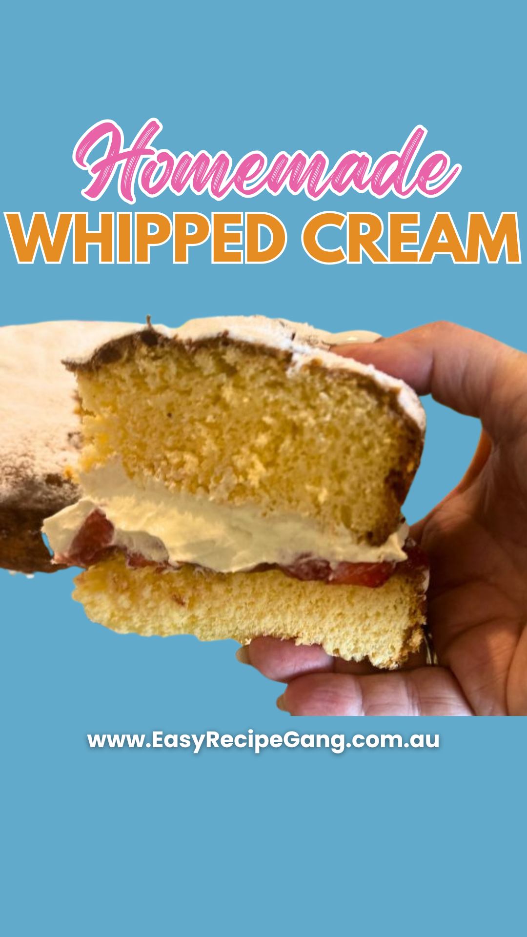 Homemade Whipped Cream ⬇️ The recipe is in the comments. ⬇️ If you’ve ...