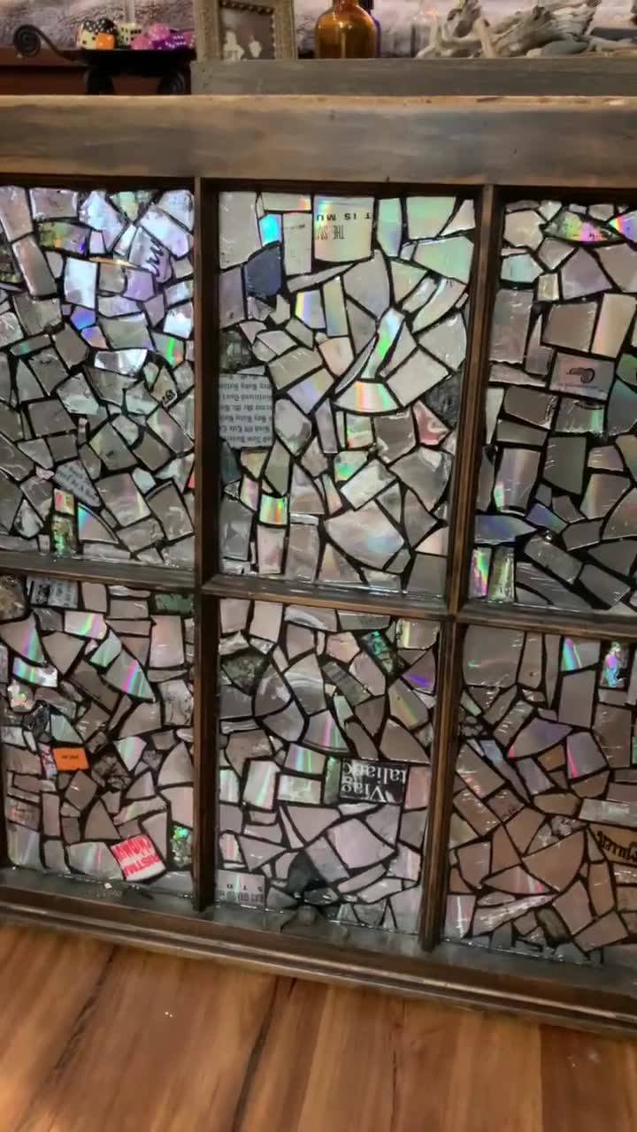 Has anyone done mosaic on old cds ? if so how did you go about it ?