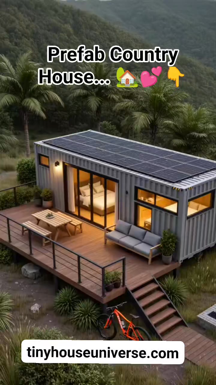 Dream continer cabin... 👌🙏 For more: https://tinyhouseuniverse.com/ # ...