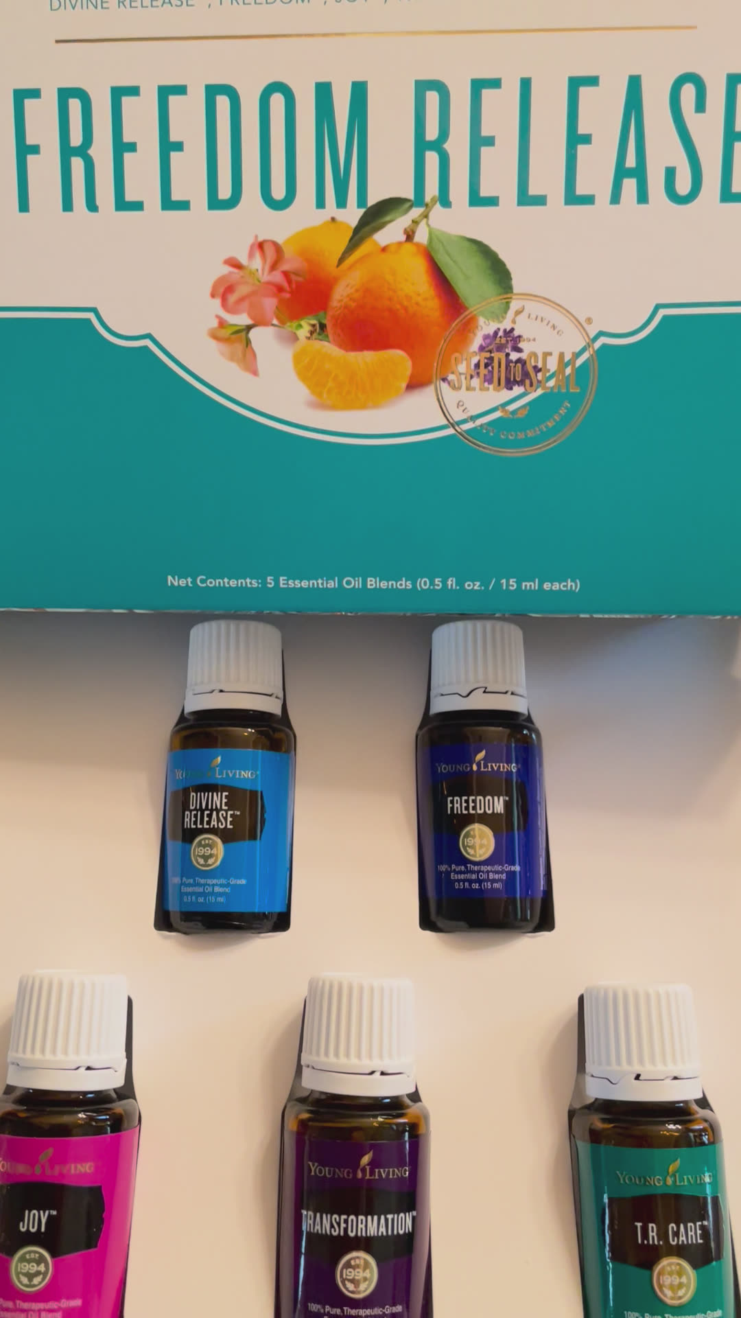 Young Living's Celebration essential oil blend is a grounding