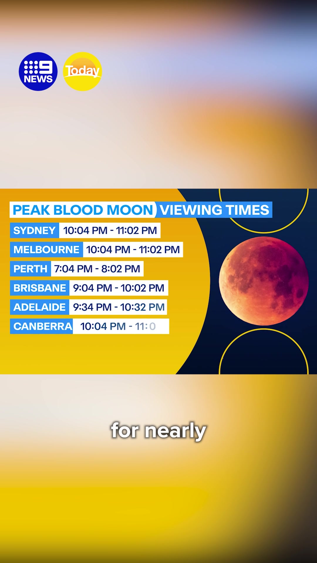 It will be the last total lunar eclipse visible from Earth for three ...