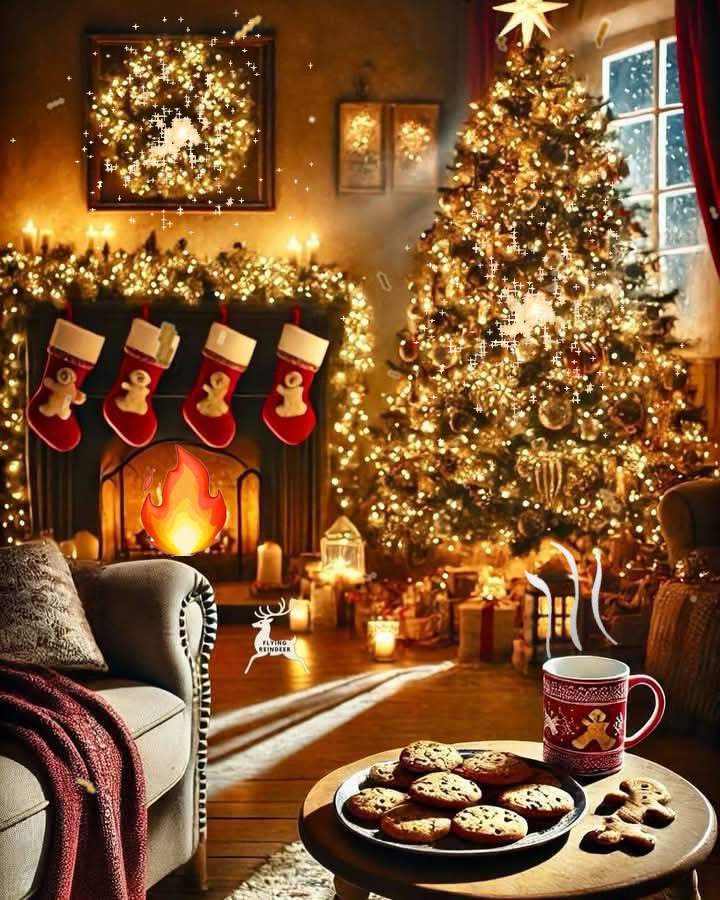 Happy wednesday everyone 🍪☕️⛄️🎅🎁🎄🕯🤍 | The magic of christmas | Facebook