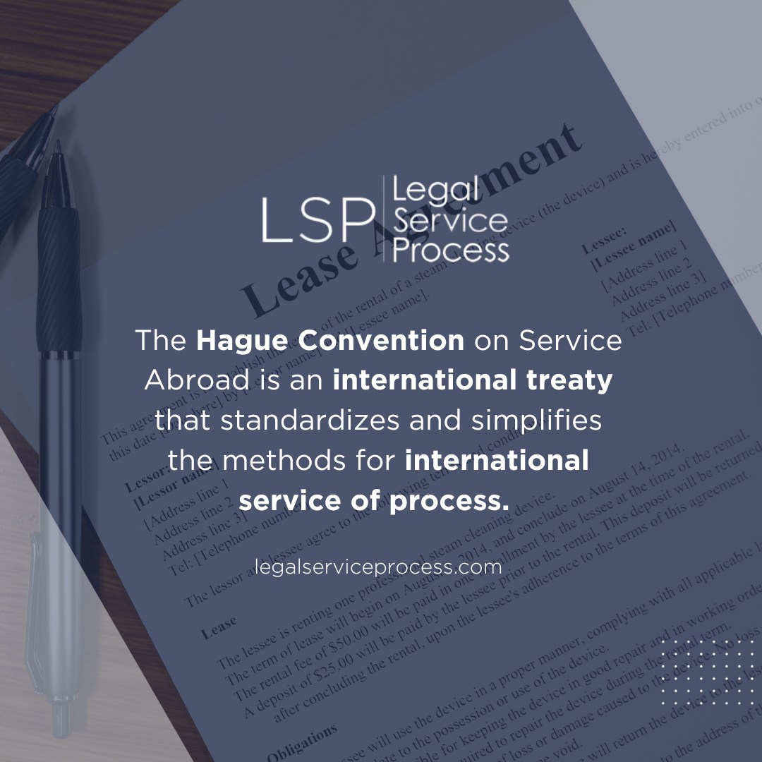 Our experts can assist you with serving your initial pleadings abroad ...
