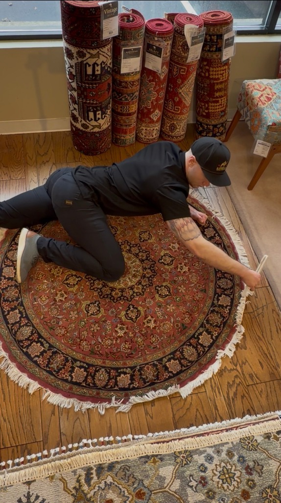 Raking Fringes in Spokane,WA it’s all part of regular rug care. If they ...