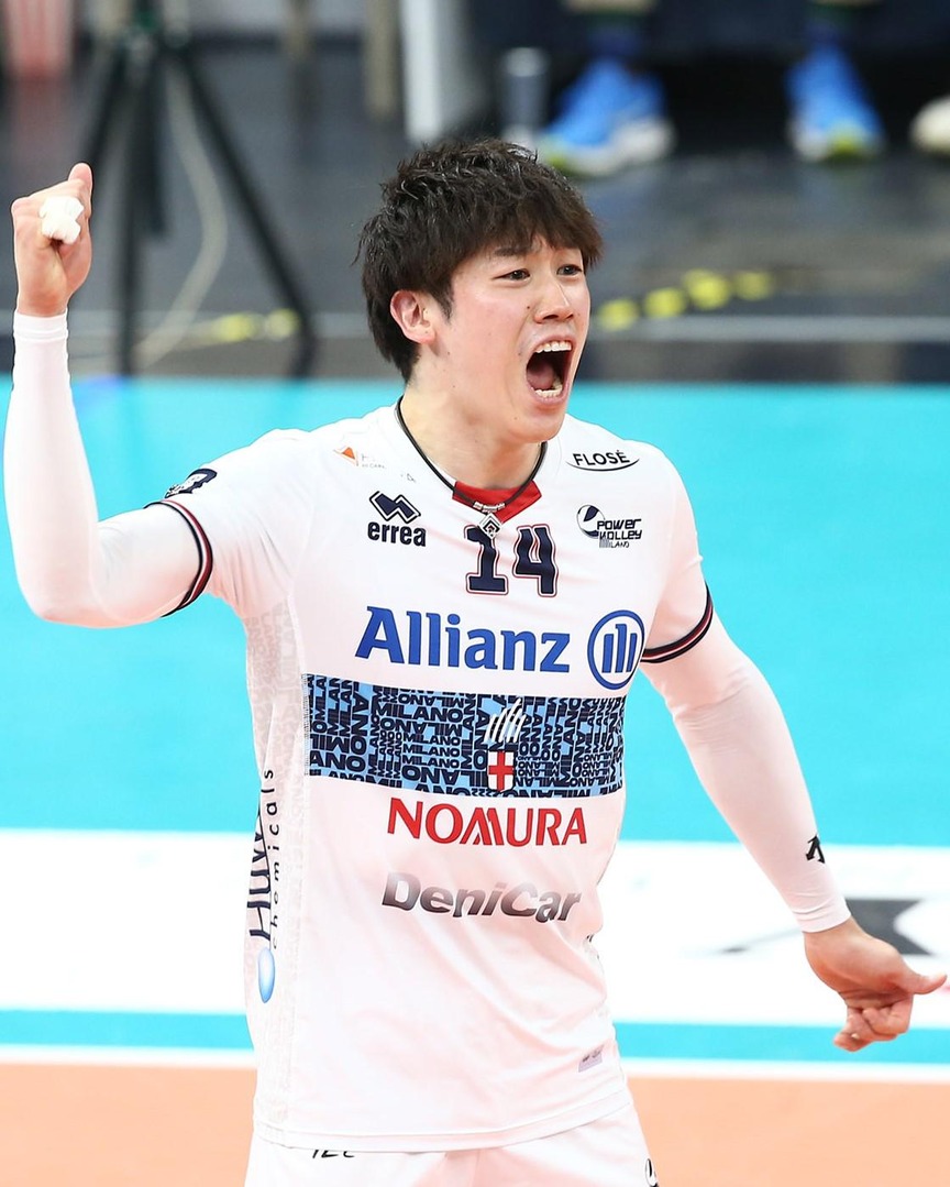 石川祐希選手 Powervolley Milano アウェイユニフォーム 【公式通販】