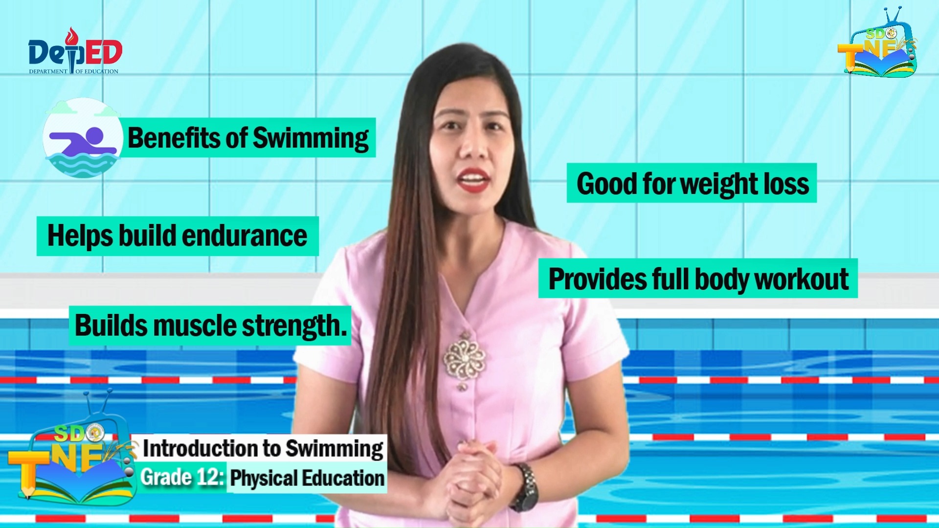 PHYSICAL EDUCATION – Grade 12 – Quarter 3, Week 3 Topic: Swimming ...