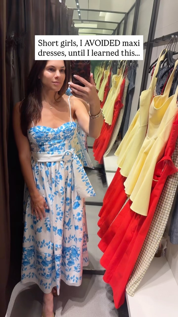 suitable dress for short ladies What Dresses to Wear If You're 👗✨ Choose styles that elongate your frame and create balanced proportions. What's your favorite that makes you feel taller and confident? #dresses #shortgirl #petite short girl fashion style