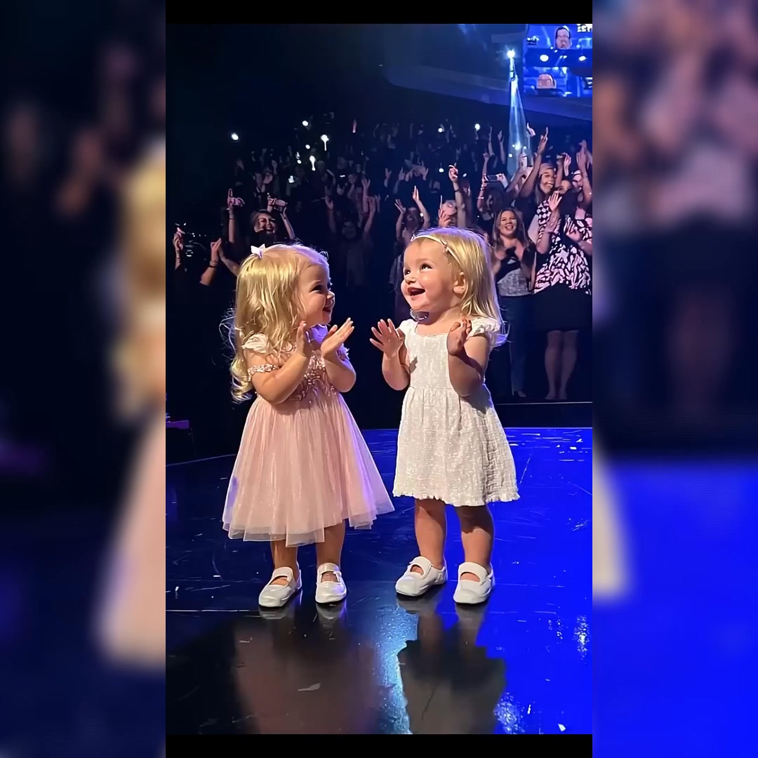 Two Tiny Girls Held Hands and Giggled Under the Spotlight—What They Did ...