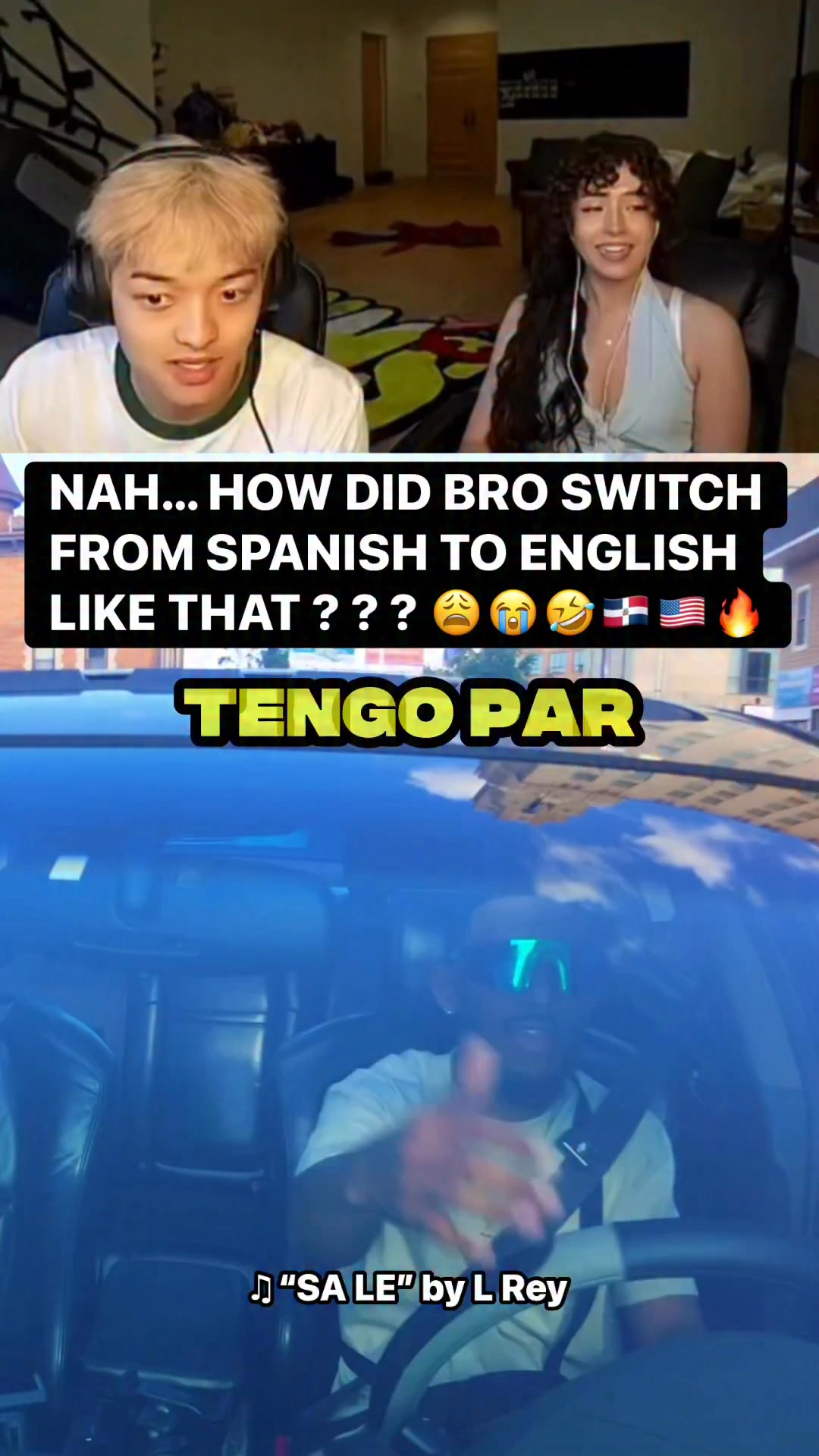 How did L Rey switch from Spanish to English like that ??? 😭🇩🇴🇺🇸 | Song ...