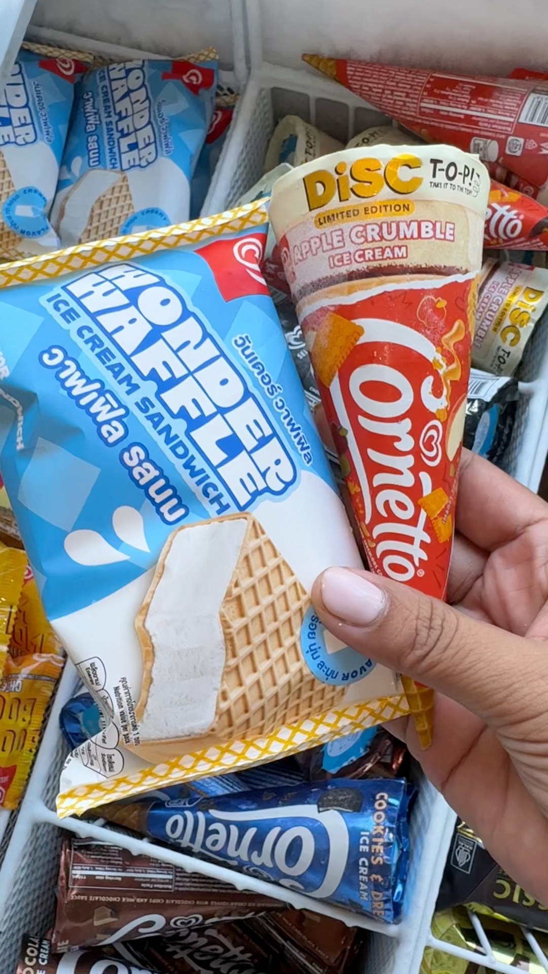 Hello Fatima - NEW! Selecta Sandwich & Cornetto Apple Crumble | Facebook