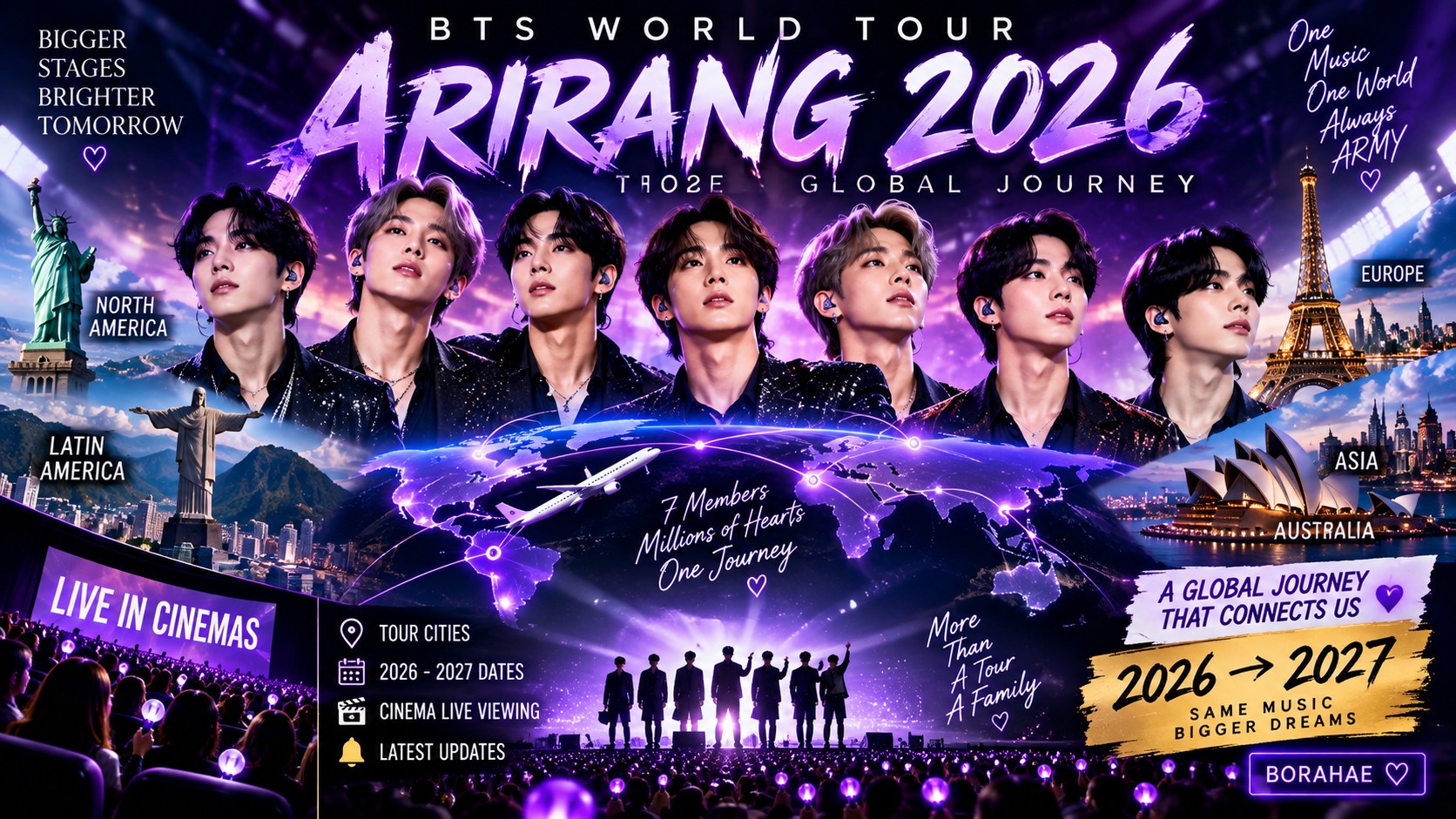 BTS World Tour 'Arirang' In Bogota Soundcheck D-2 💜 #💜 03/10/2026