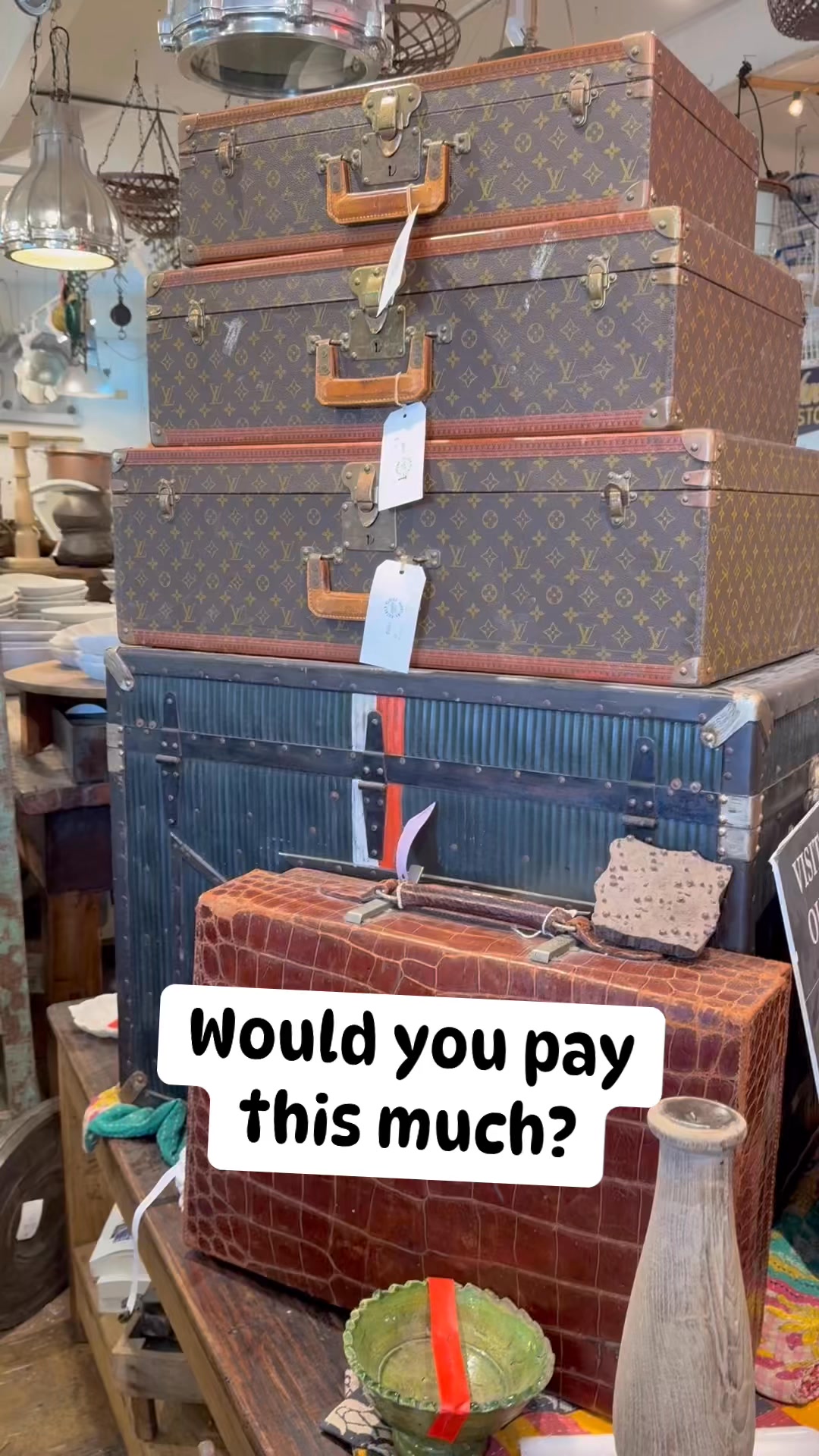 Vintage Louis Vuitton Suitcases!... - Part-Time Pickers | Facebook