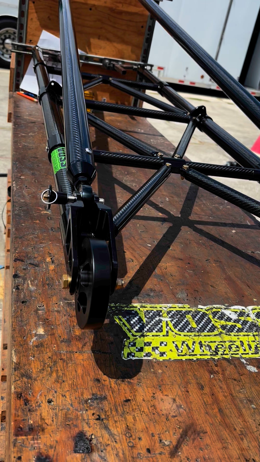 16” set of wheelie bars for sale! $4,250 I’ll make the uppers fit your ...