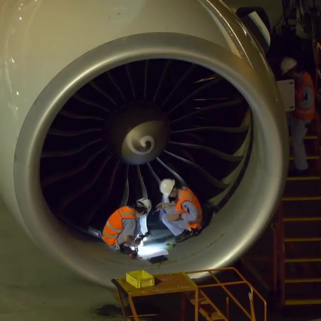 While you prepare to sleep, there is a team of maintenance engineers ...