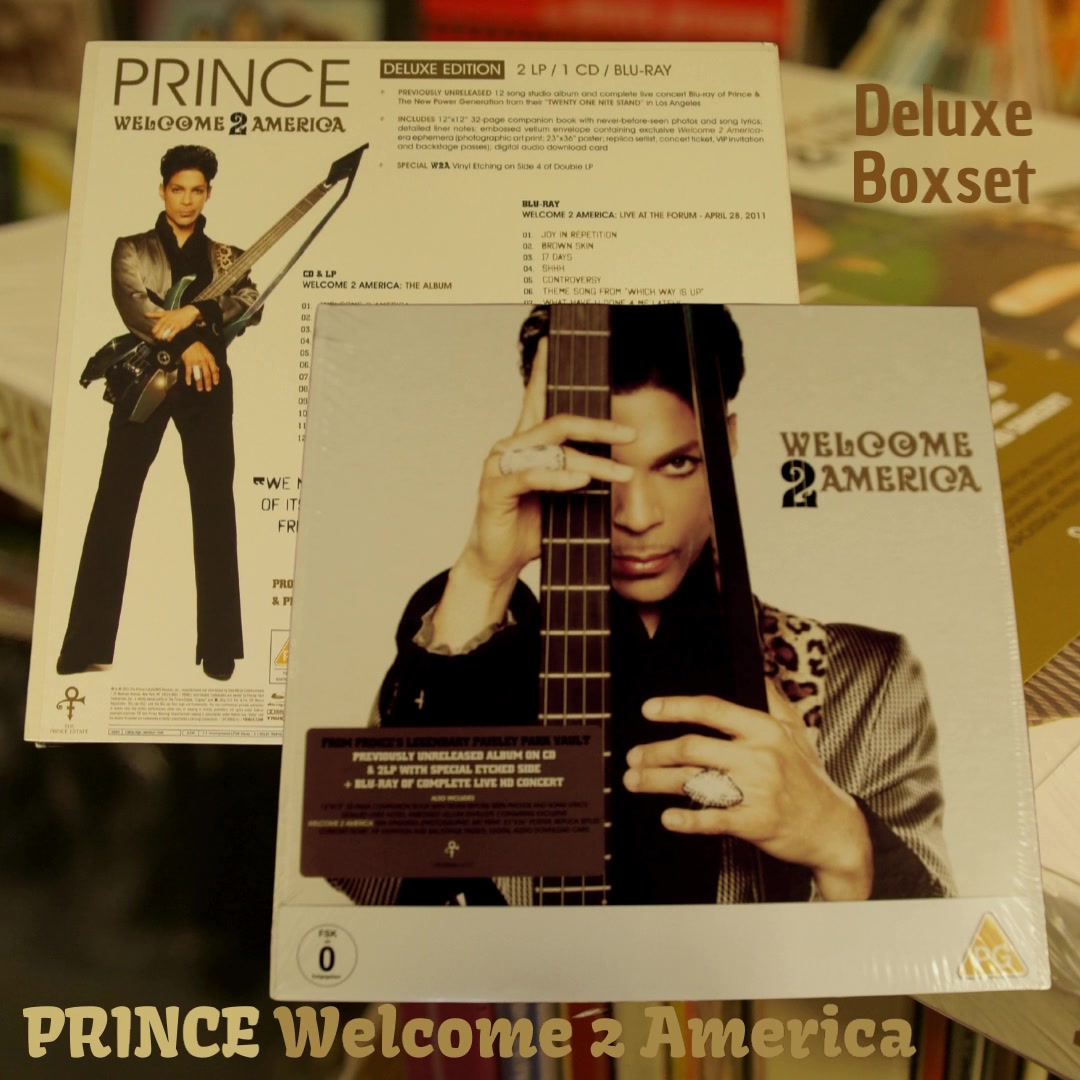Prince Welcome 2 America Deluxe 2LP, CD & Blu-Ray WELCOME 2 