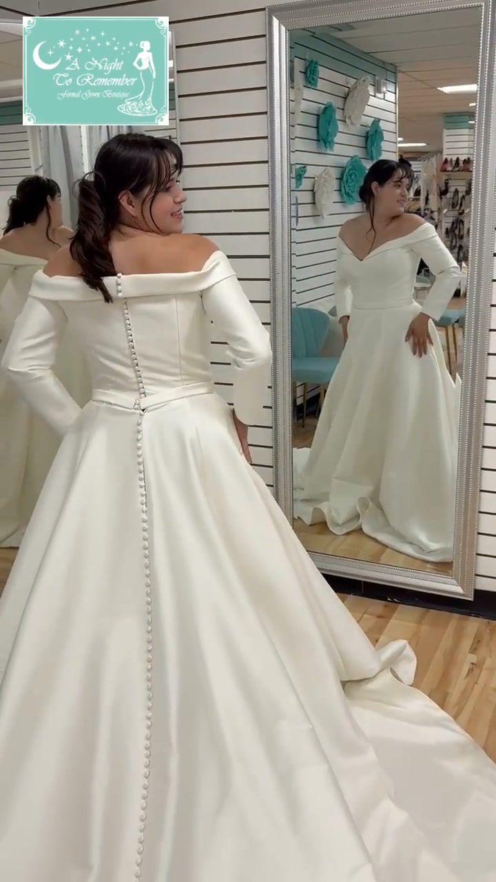 ✨ Could this be the one? 🤍, Looking for a timeless, elegant bridal gown without the traditional bridal boutique price tag? Come see what’s waiting for you at A Night to Remember ABQ! 👰‍♀️✨, From 