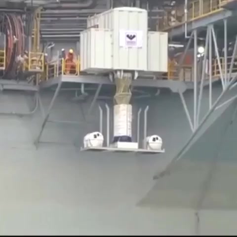 Offshore oil rig evacuation system called the Norwegian Escape Chute ...