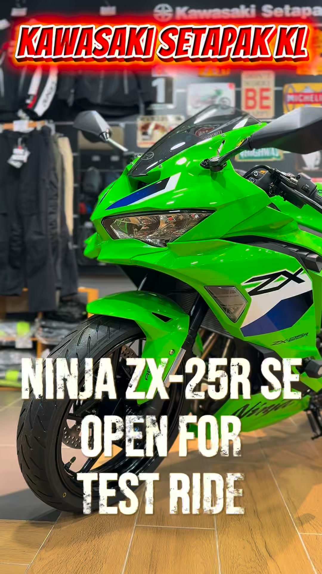 Kawasaki Setapak Kuala Lumpur added to the album: Ninja ZX-25R SE