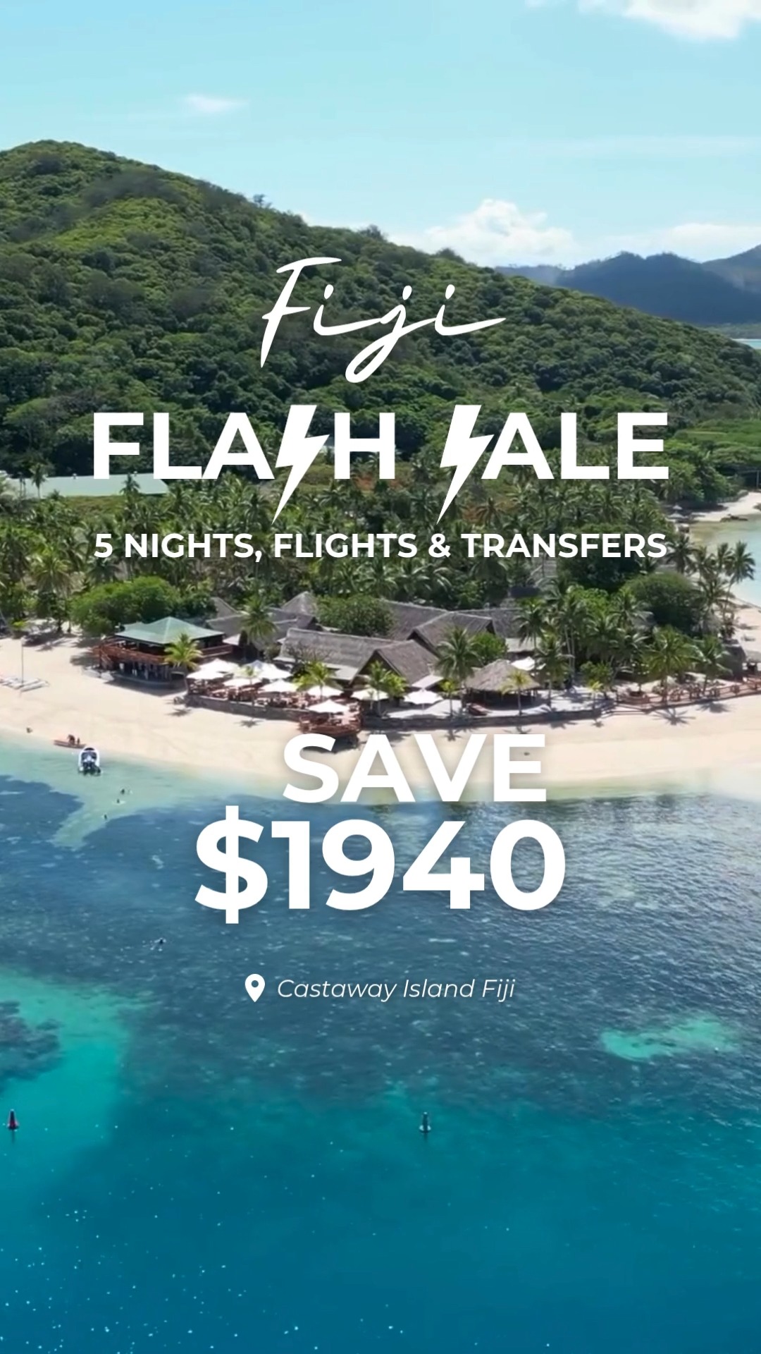 🚨7 Day Fiji Flash Sale: Save $1940🚨 𝟱 𝗡𝗶𝗴𝗵𝘁𝘀, 𝗙𝗹𝗶𝗴𝗵𝘁𝘀 & 𝗧𝗿𝗮𝗻𝘀𝗳𝗲𝗿𝘀 𝗳𝗿𝗼𝗺 ...