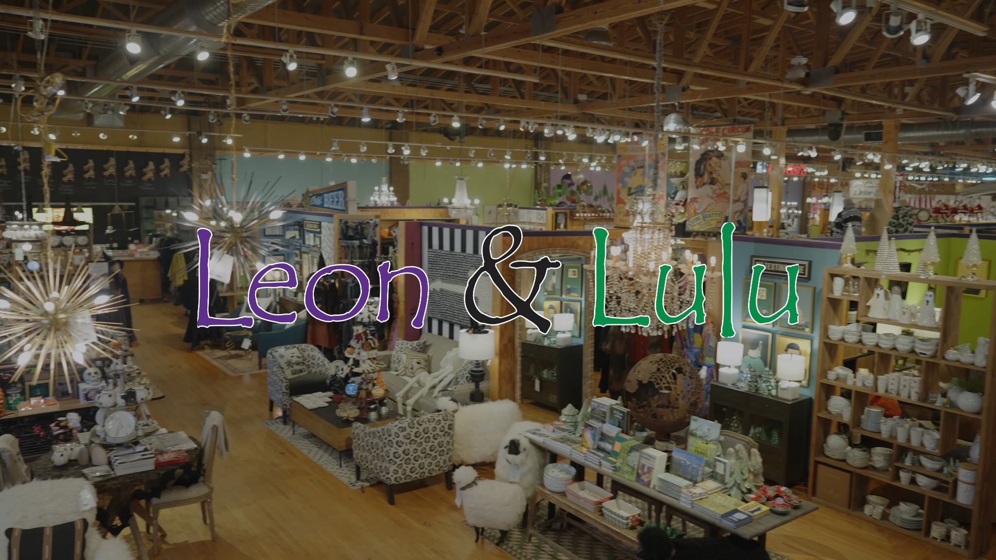 Leon & Lulu is Metro Detroit’s own award-winning lifestyle store. Set in the historic Ambassador Roller Rink in Downtown Clawson, Michigan, Leon & Lulu offers one-of-a-kind & custom furniture, as well