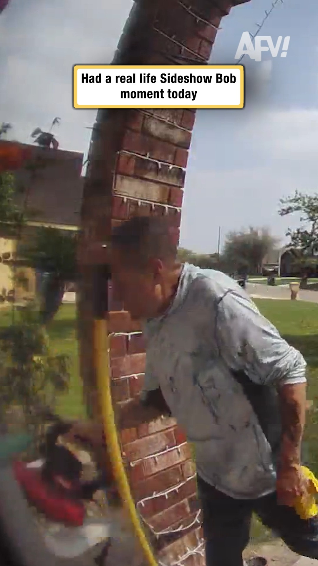 Thankfully it was only one rake 😂 #afv #fail #funnyvideos | America's ...
