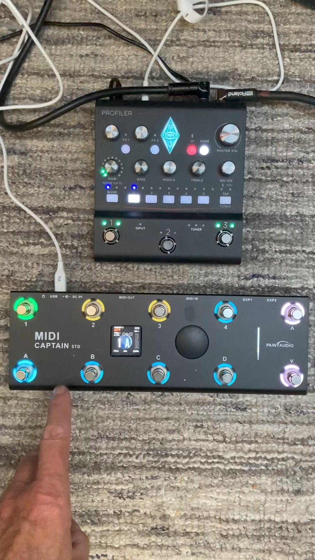 ギター Kemper PROFILER MeloAudio MIDI COMMANDER ギター Kemper
