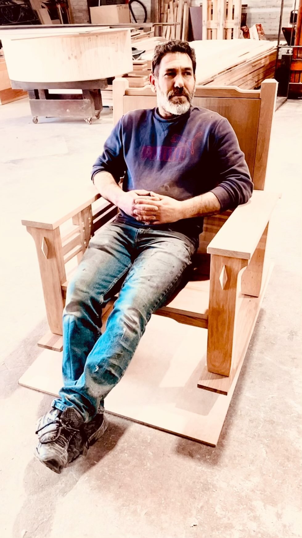 The Monogram Rocking Chair by David Haig This iconic design was