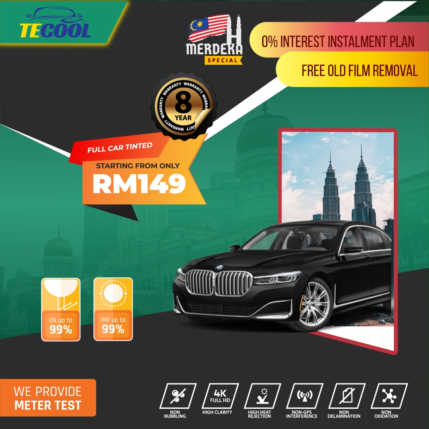 Discover the ultimate car tinting experience with Merdeka Special deals ...