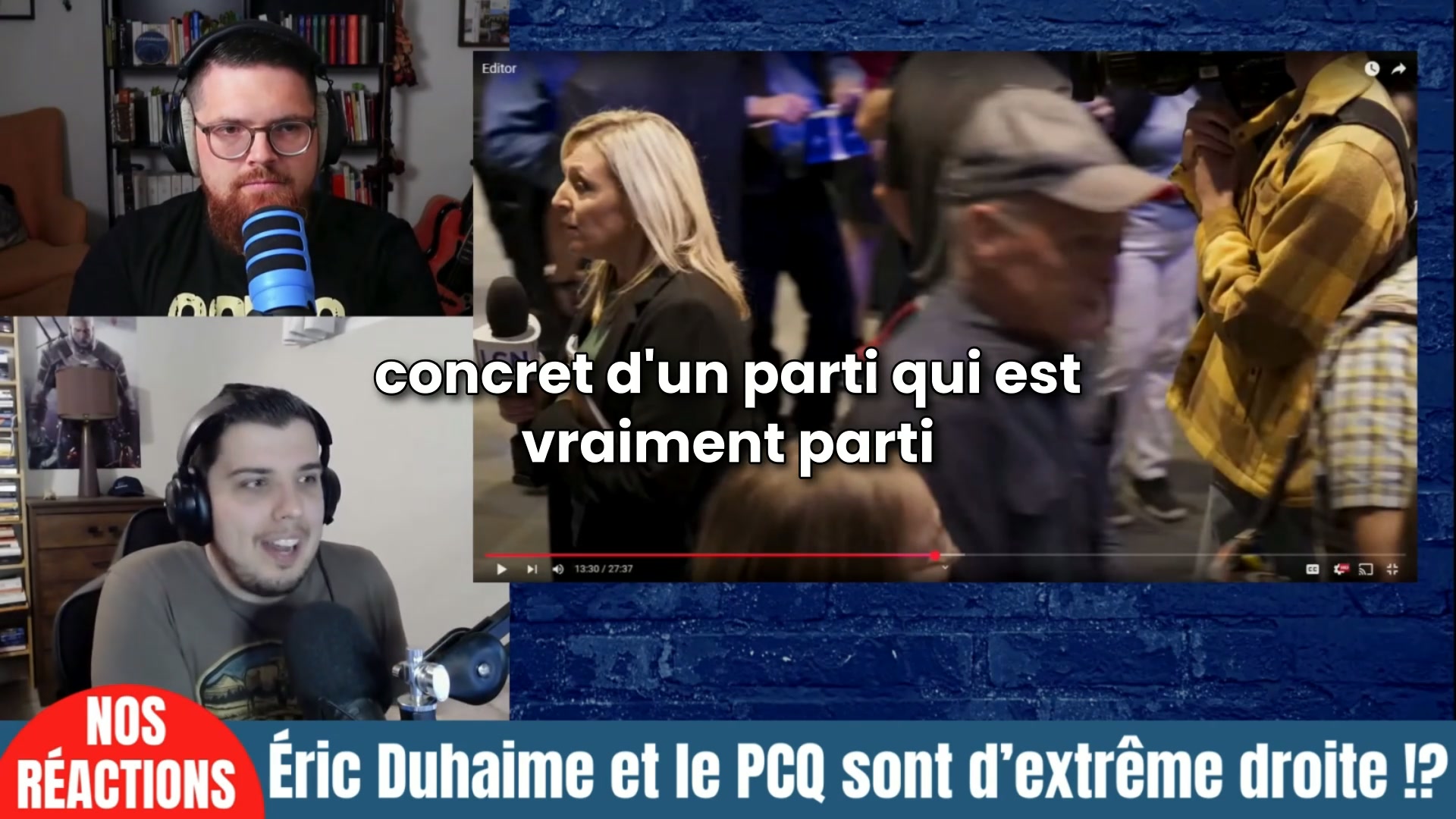Éric Duhaime et le PCQ d'extrême-droite !? | Ian & Frank | Facebook